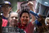 Anti-ICE protest at the Department of Justice in Washington, DC
