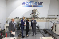 Rachel Reeves UK Chancellor of the Exchequer visits Cambridge Vacuum Engineering