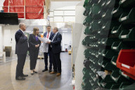 Rachel Reeves UK Chancellor of the Exchequer visits Cambridge Vacuum Engineering