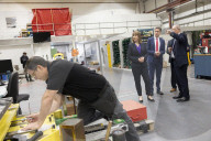 Rachel Reeves UK Chancellor of the Exchequer visits Cambridge Vacuum Engineering