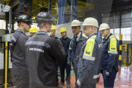 SoS John Healey & NATO Sec Gen Mark Rutte visit Sheffield Forgemasters.