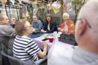 Rachel Reeves UK Chancellor of the Exchequer visits Caslehaven Community Association