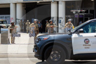 US Army protects Los Angeles federal buildings