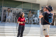 US Army protects Los Angeles federal buildings