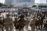 US Army protects Los Angeles federal buildings