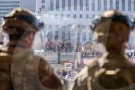 US Army protects Los Angeles federal buildings