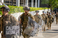 US Army protects Los Angeles federal buildings