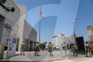 US Army protects Los Angeles federal buildings