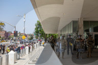 US Army protects Los Angeles federal buildings