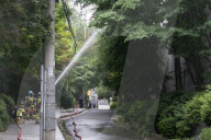 Fire Breaks Out At Buddhist Cultural Center Next To Jogyesa Temple In Central Seoul