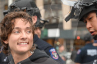 Demonstrators Protesting ICE (Immigration And Customs Enforcement) Are Arrested By Members Of The New York City Police Department At Foley Square