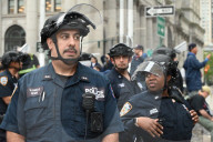 Demonstrators Protesting ICE (Immigration And Customs Enforcement) Are Arrested By Members Of The New York City Police Department At Foley Square