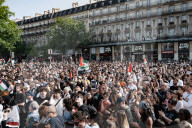 Several Thousand People Gathered In Paris For Gaza