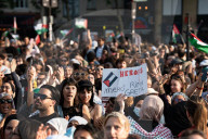 Several Thousand People Gathered In Paris For Gaza