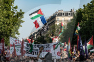 Several Thousand People Gathered In Paris For Gaza