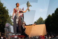 Several Thousand People Gathered In Paris For Gaza