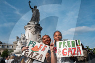 Several Thousand People Gathered In Paris For Gaza