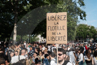 Several Thousand People Gathered In Paris For Gaza