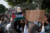 Several Thousand People Gathered In Paris For Gaza
