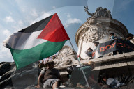 Several Thousand People Gathered In Paris For Gaza