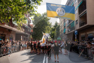 The Traditional "Coros Mudos" Of The Barceloneta Neighborhood Of Barcelona.