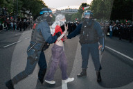Several Thousand People Gathered In Paris For Gaza