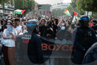 Several Thousand People Gathered In Paris For Gaza