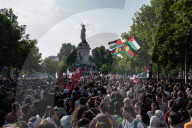 Several Thousand People Gathered In Paris For Gaza