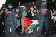 Several Thousand People Gathered In Paris For Gaza