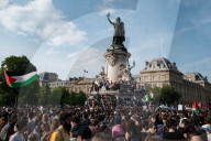 Several Thousand People Gathered In Paris For Gaza