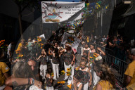 The Traditional "Coros Mudos" Of The Barceloneta Neighborhood Of Barcelona.