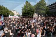 Several Thousand People Gathered In Paris For Gaza