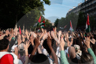 Several Thousand People Gathered In Paris For Gaza