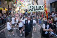 The Traditional "Coros Mudos" Of The Barceloneta Neighborhood Of Barcelona.