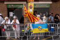 The Traditional "Coros Mudos" Of The Barceloneta Neighborhood Of Barcelona.