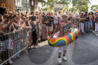 The Traditional "Coros Mudos" Of The Barceloneta Neighborhood Of Barcelona.