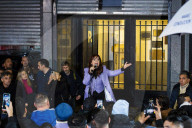 Cristina Fernandez de Kirchner Attends A Rally With Leaders Of Justicialista Party