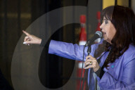 Cristina Fernandez de Kirchner Attends A Rally With Leaders Of Justicialista Party