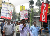 Protest Rally Of Migrant Workers In Kolkata, India