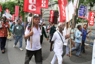 Protest Rally Of Migrant Workers In Kolkata, India