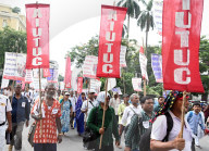 Protest Rally Of Migrant Workers In Kolkata, India