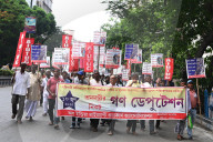 Protest Rally Of Migrant Workers In Kolkata, India