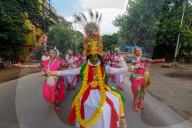Preparation For Jagannath Snan Yatra In India.