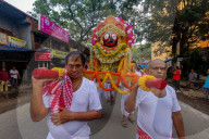 Preparation For Jagannath Snan Yatra In India.