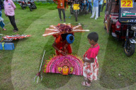 Preparation For Jagannath Snan Yatra In India.