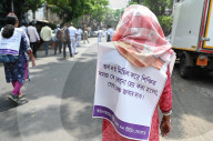 Protest Of Teachers And Non Teaching Staff Of Schools In Kolkata, India