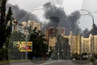 One Of The Largest Aerial Attacks On The Ukrainian Capital Overnight
