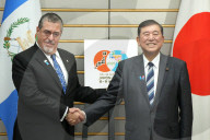 Japan And Guatemala Summit In Tokyo