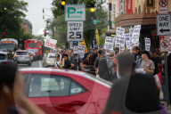 Demonstrators In Washington Protest Against ICE And Trump LA Response