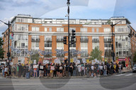 Demonstrators In Washington Protest Against ICE And Trump LA Response